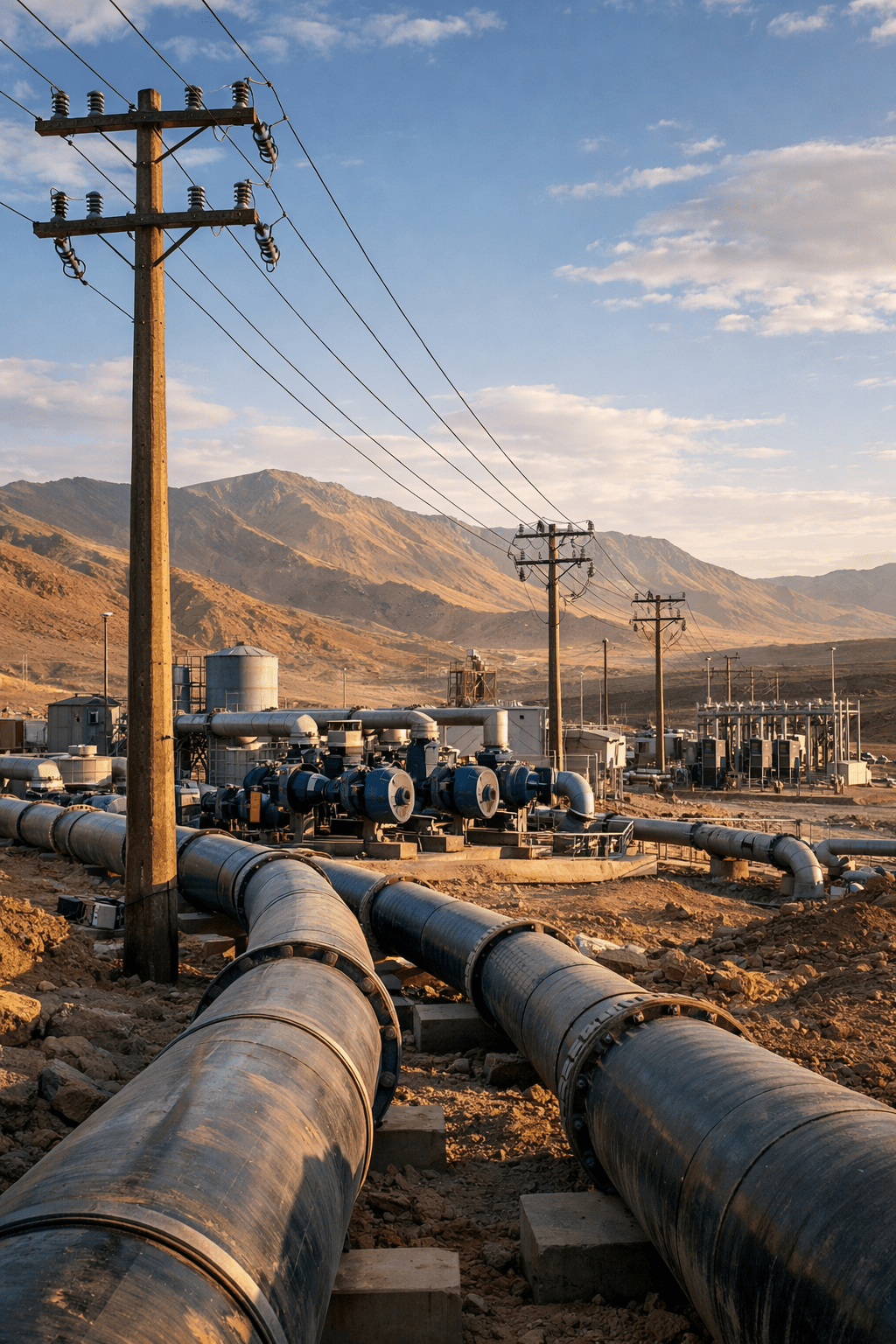 Suministro Energía 23 kV – Sistema Impulsión Agua SAR