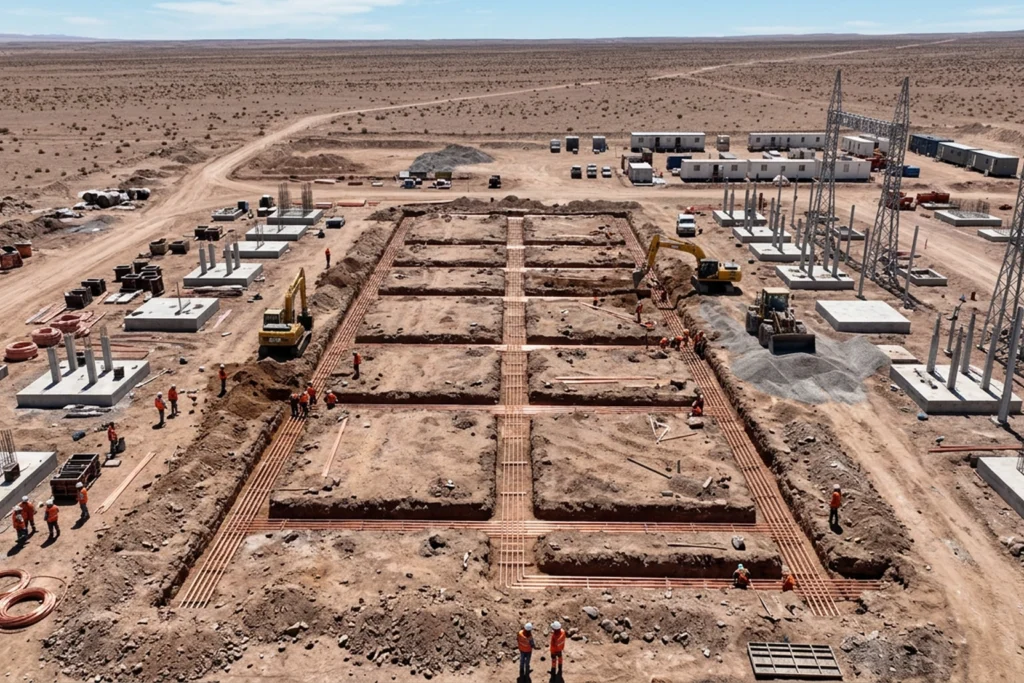 puesta a tierra en subestaciones eléctricas